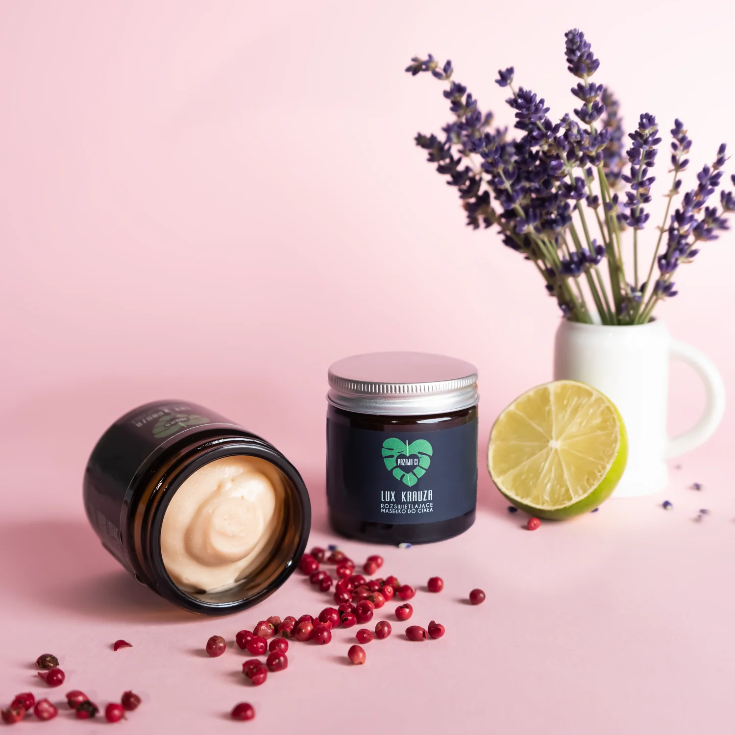 Lux krauza, rozświetlające masło do ciała 