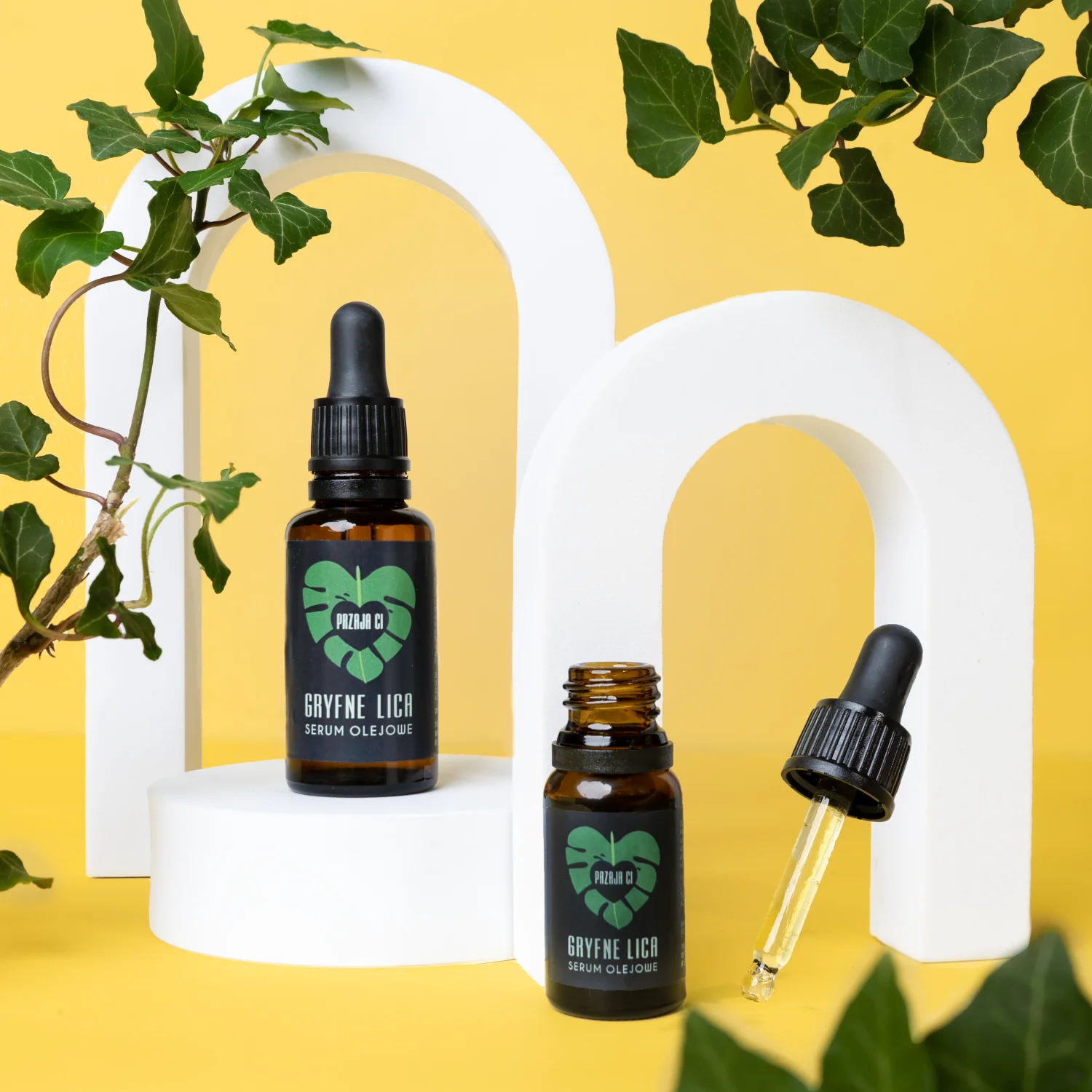 Gryfne lica, serum olejowe do twarzy